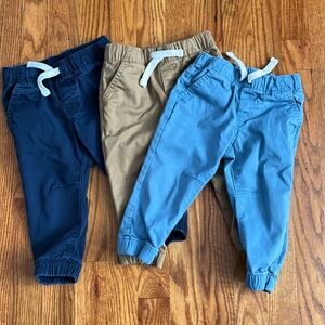 Lots of Boys Cat and Jack Tie-Front Khaki Pants